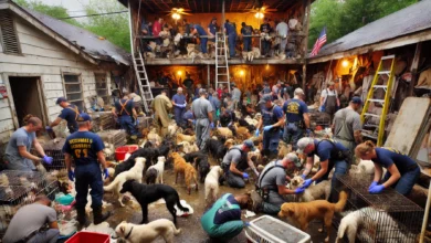 175 Dogs Rescue from Hoarders in Slidell Mississippi 2011